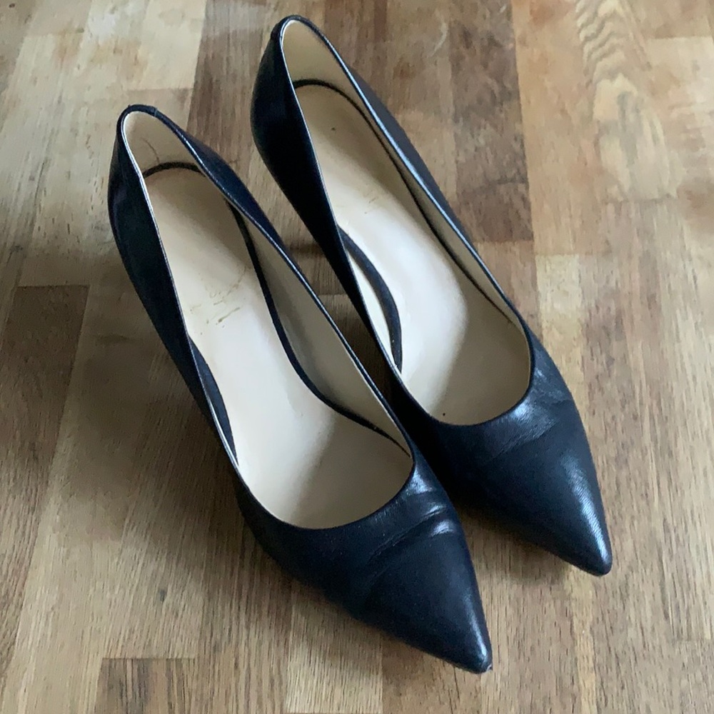 Nine West | Navy Blue Leather Pumps - size 9